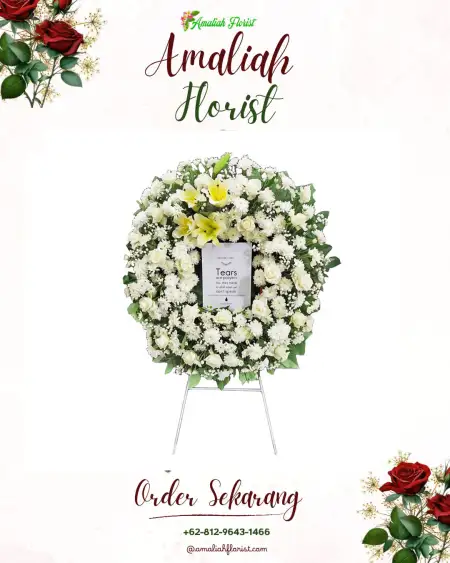 Krans Bunga Duka Baru Dua